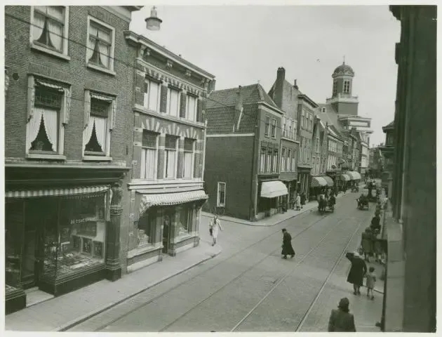 Oude foto van de winkel